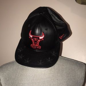 New Era Chicago Bulls Leather Hat
